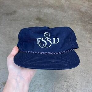 Vintage 90s Navy and white ESSD snapback hat